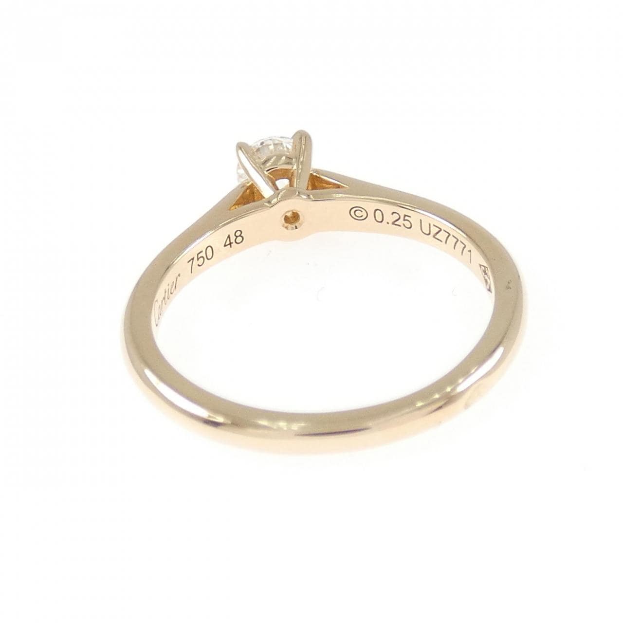 カルティエ MKコーフィル リング 0.25CT D VS1 VG