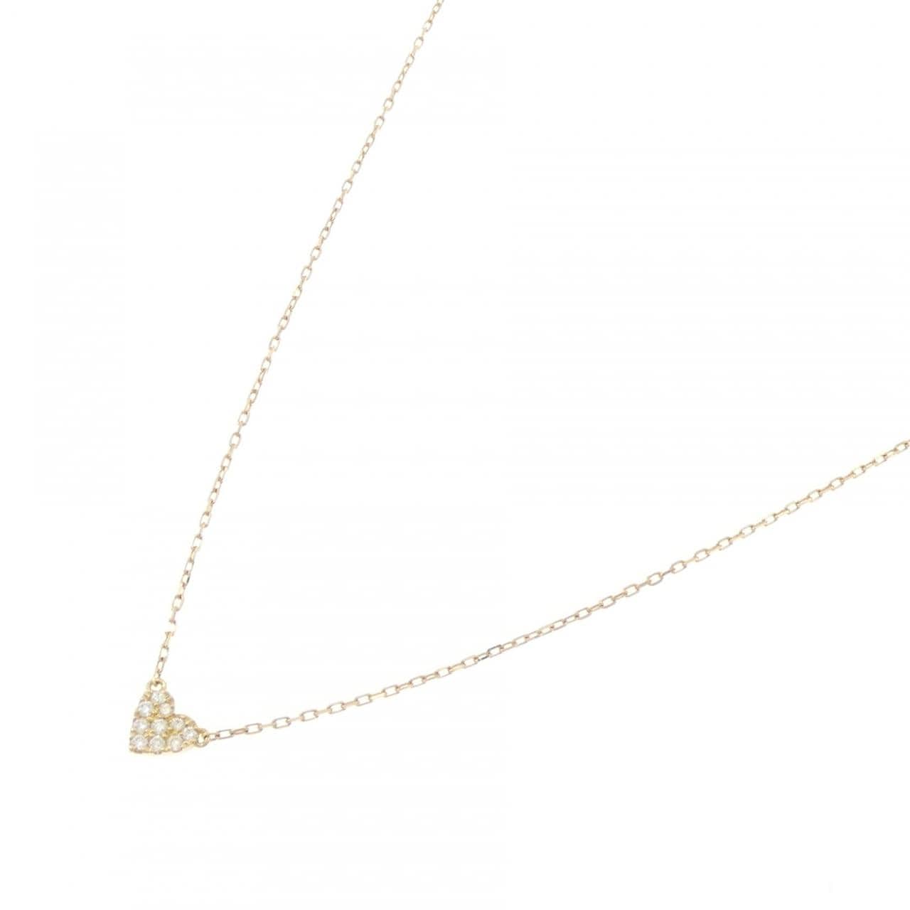 アーカー ハートパヴェ ネックレス 0.05CT