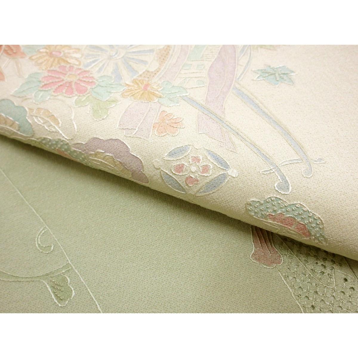 【未使用品】訪問着　刺繍加工ボカシ染