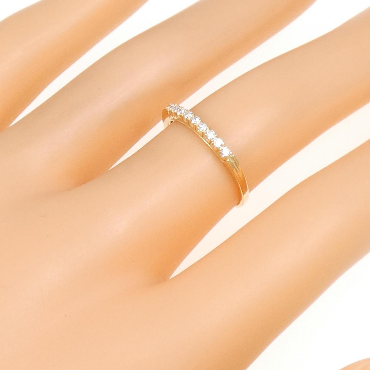 K18YG ダイヤモンド リング 0.10CT