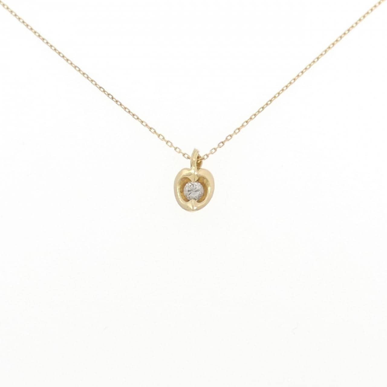 K18YG ダイヤモンド ネックレス 0.109CT