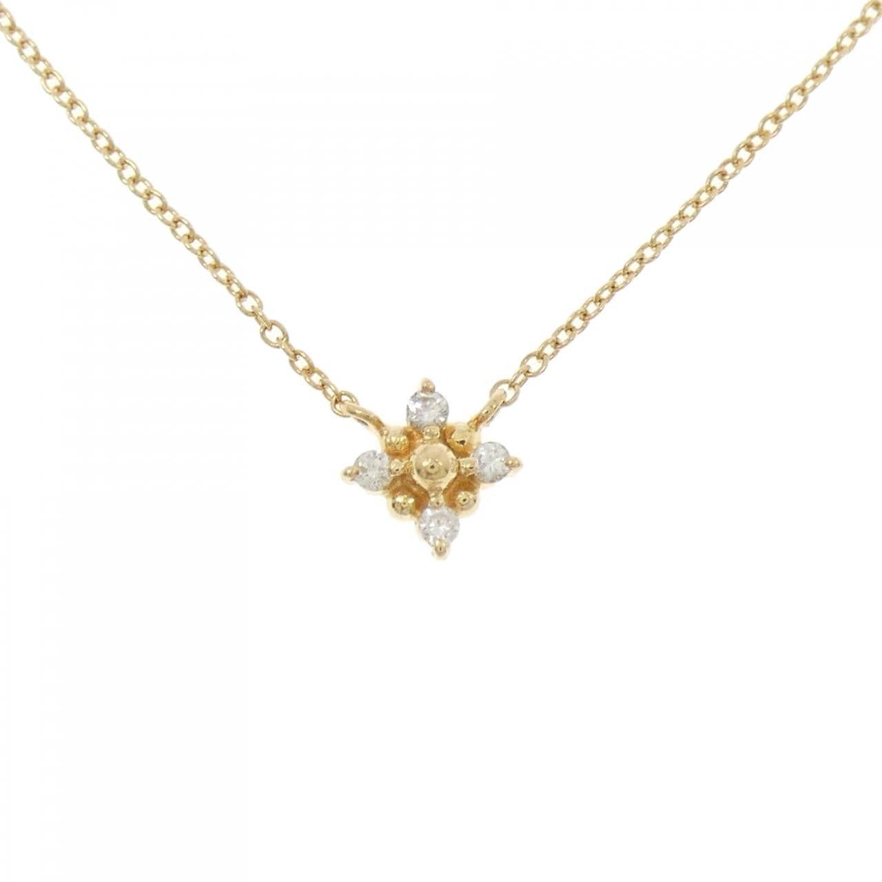 K18YG ダイヤモンド ネックレス