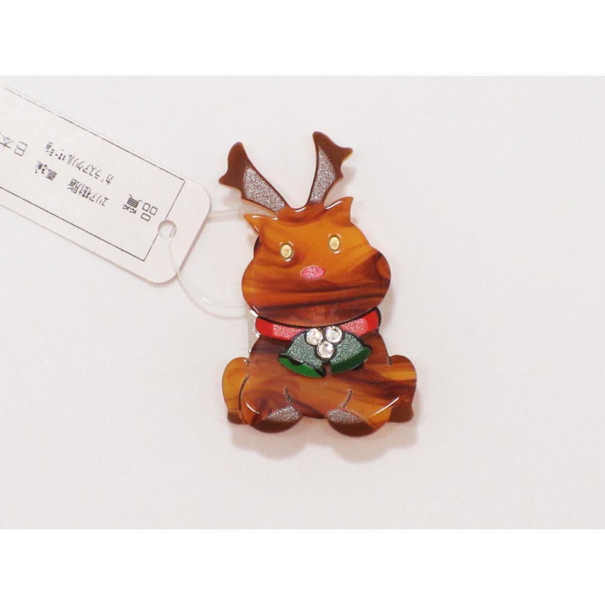 【新品】帯留　クリスマス