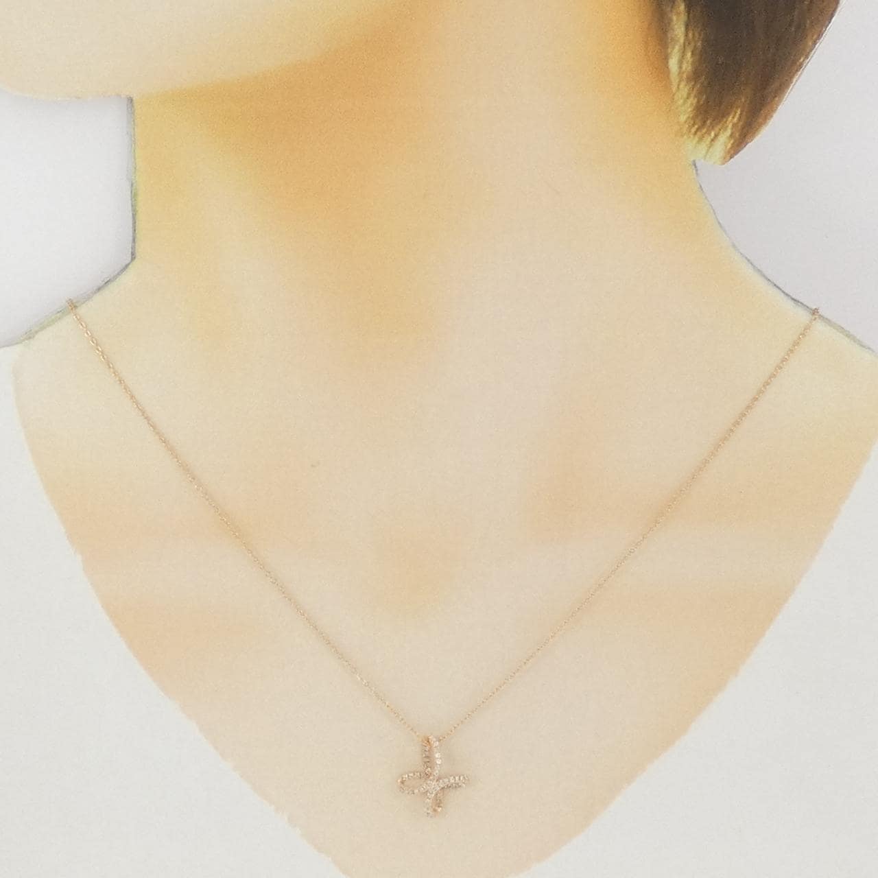 GSTV ダイヤモンド ネックレス 0.17CT