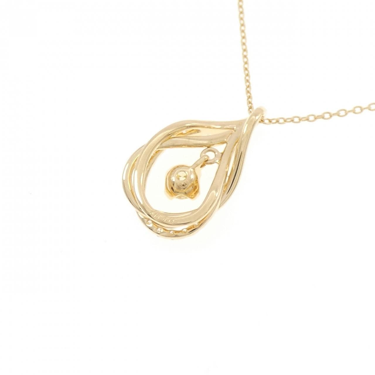K18YG ダイヤモンド ネックレス 0.180CT
