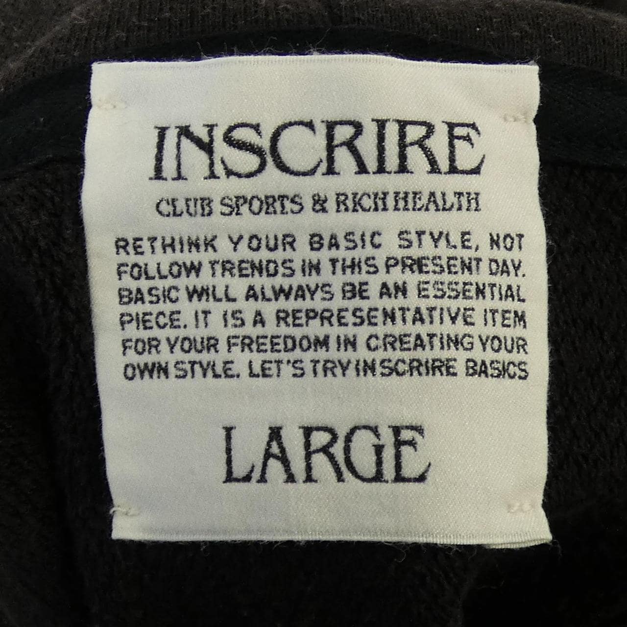 アンスクリア INSCRIRE パーカー