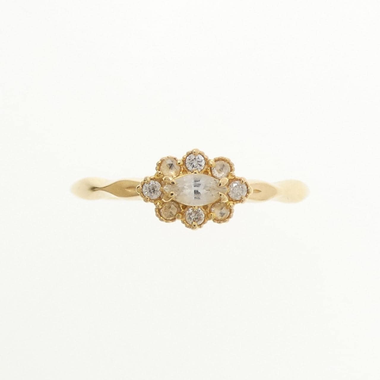 アガット ダイヤモンド リング 0.05CT