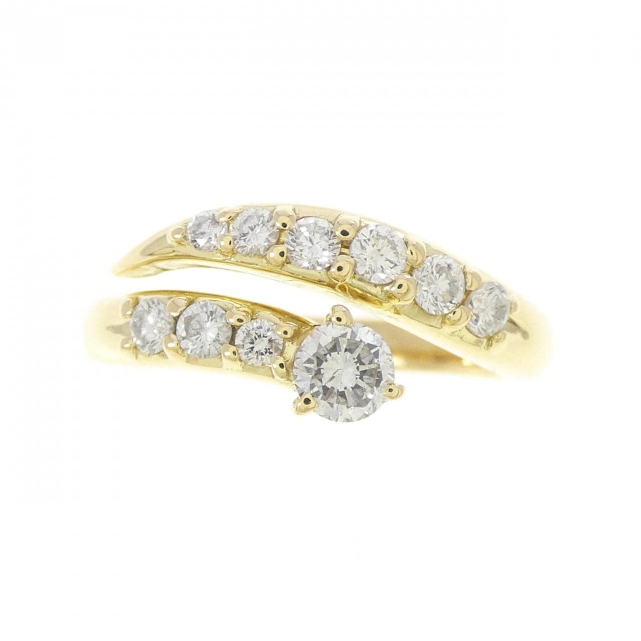 K18YG ダイヤモンド リング 0.50CT