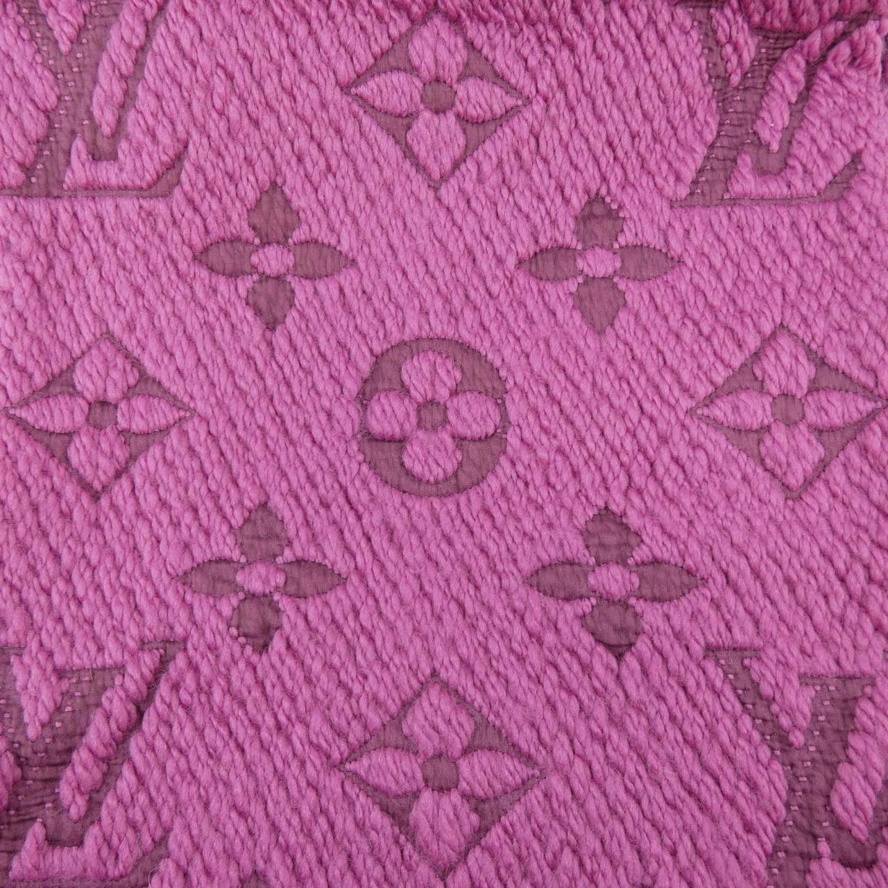 ルイヴィトン LOUIS VUITTON エシャルプ ロゴマニア M70461 MUFFLER