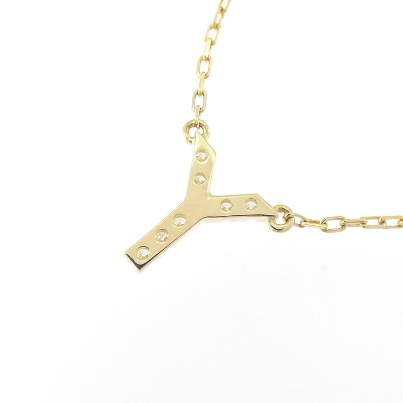 アーカー イニシャル ネックレス 0.03CT