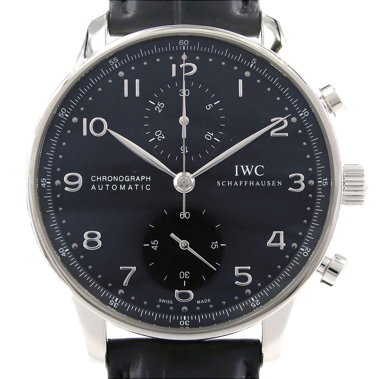 IWC 葡萄牙計時碼錶 IW371447 SS自動上弦