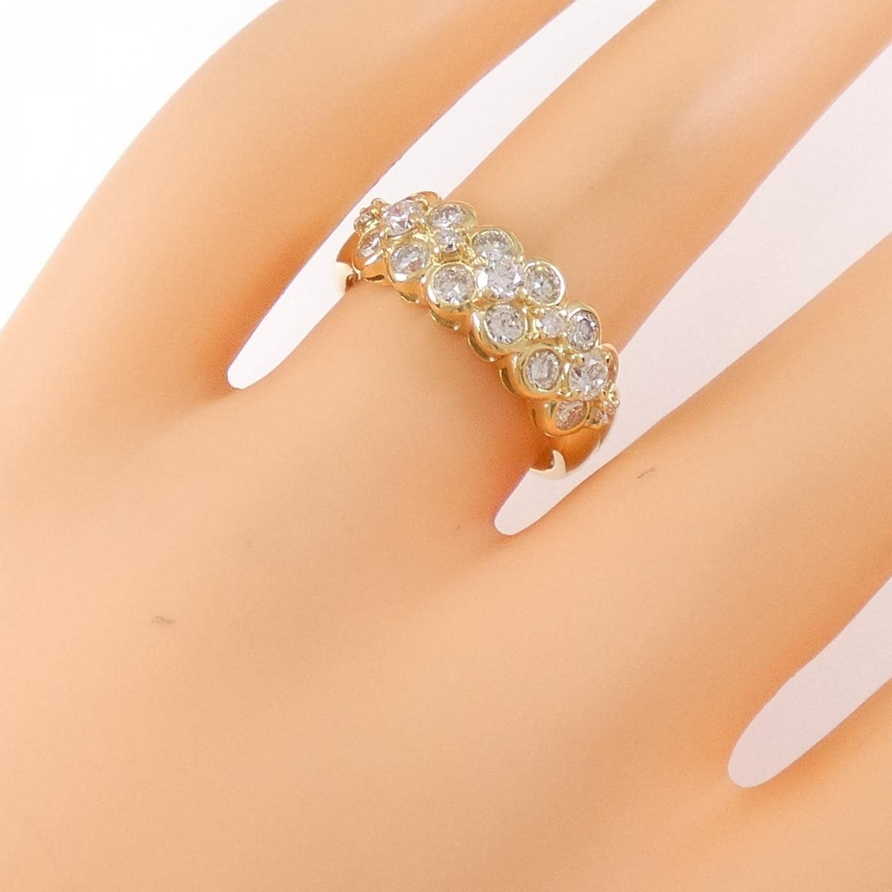 K18YG ダイヤモンド リング 1.01CT