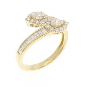 【新品】K18YG ダイヤモンド リング 0.80CT