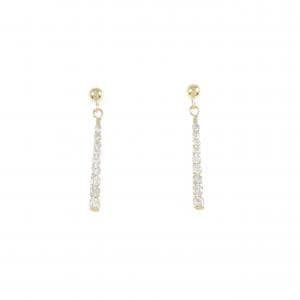 K18YG ダイヤモンド ピアス 0.20CT