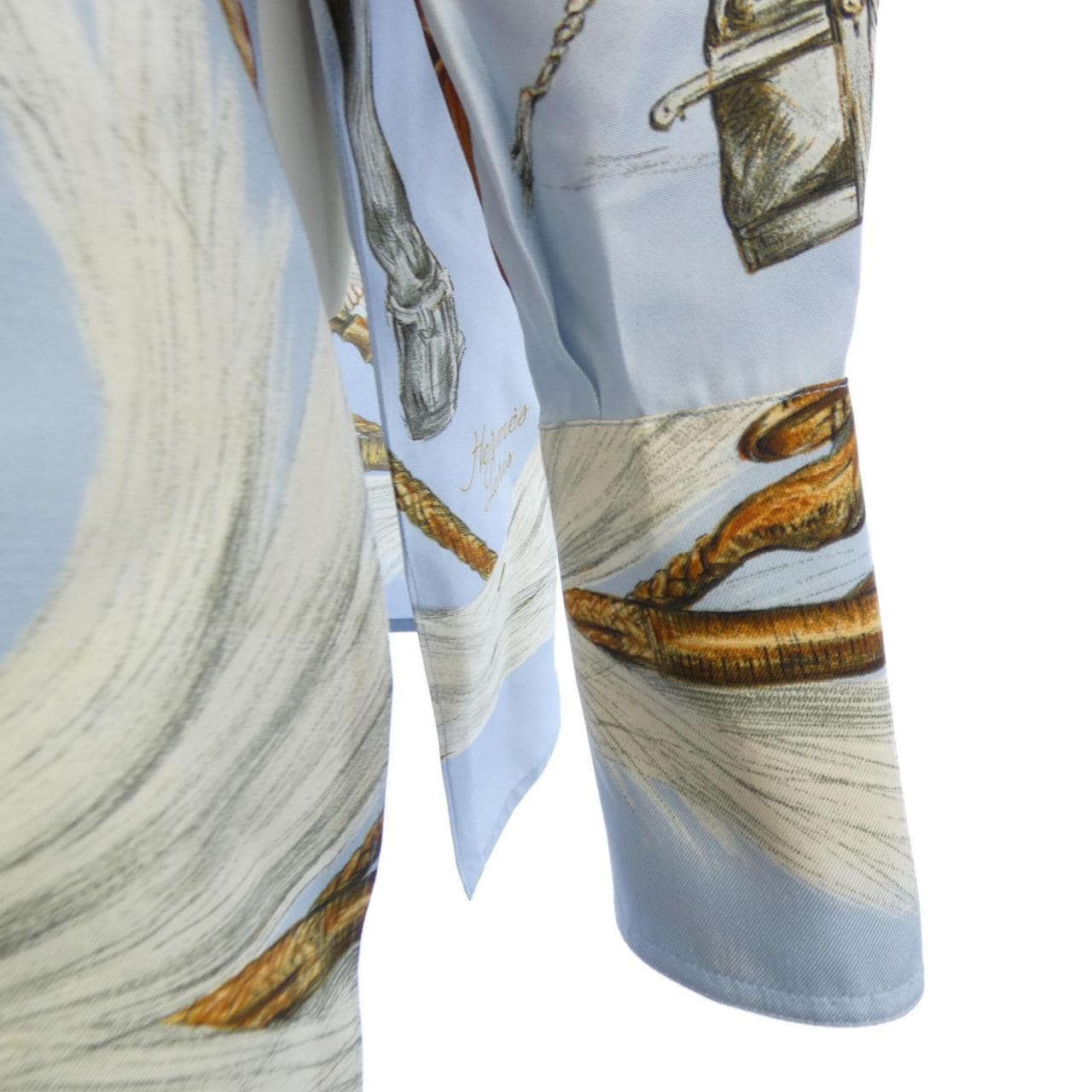 【ヴィンテージ】エルメス HERMES A PROPOS DE BOTTES ツイルレーヌ. シャツ