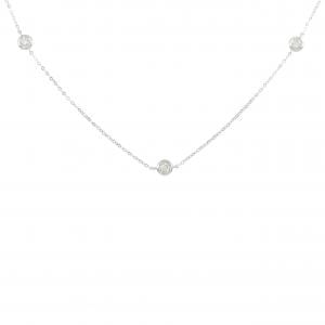 PT950/PT850 ダイヤモンド ネックレス 0.15CT