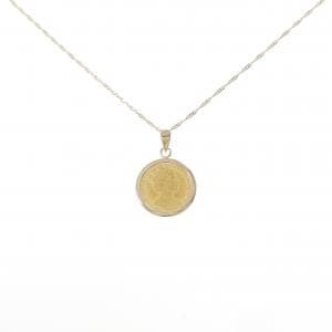 K18YG(枠)/750YG コイン ネックレス