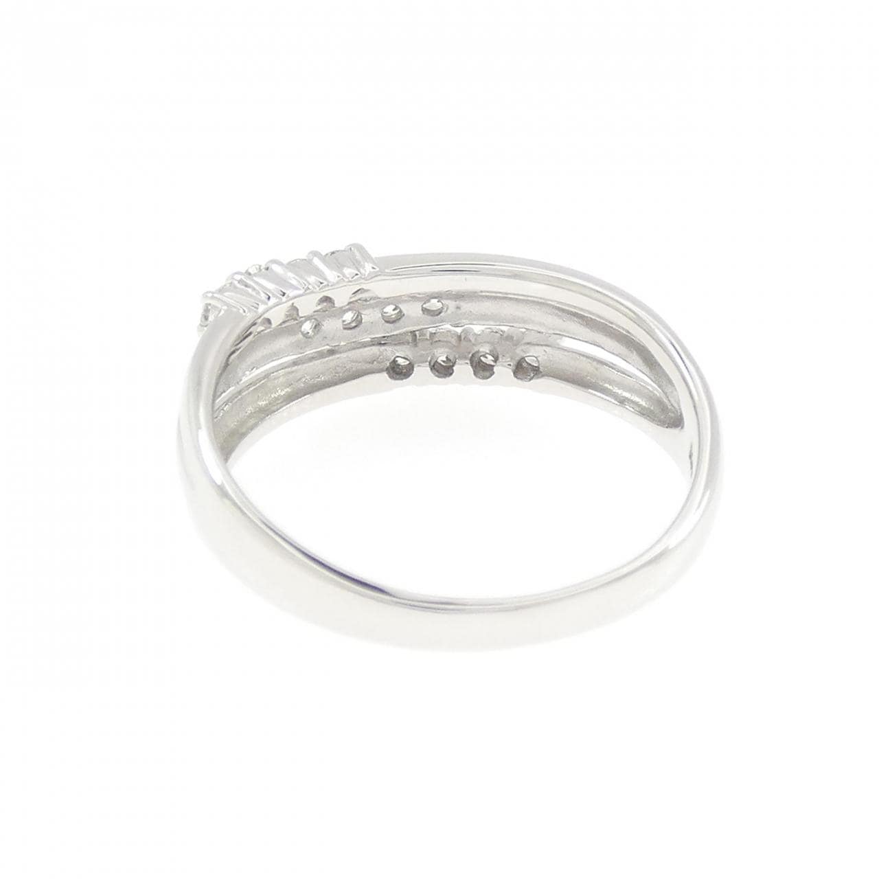 K18WG ダイヤモンド リング 0.36CT