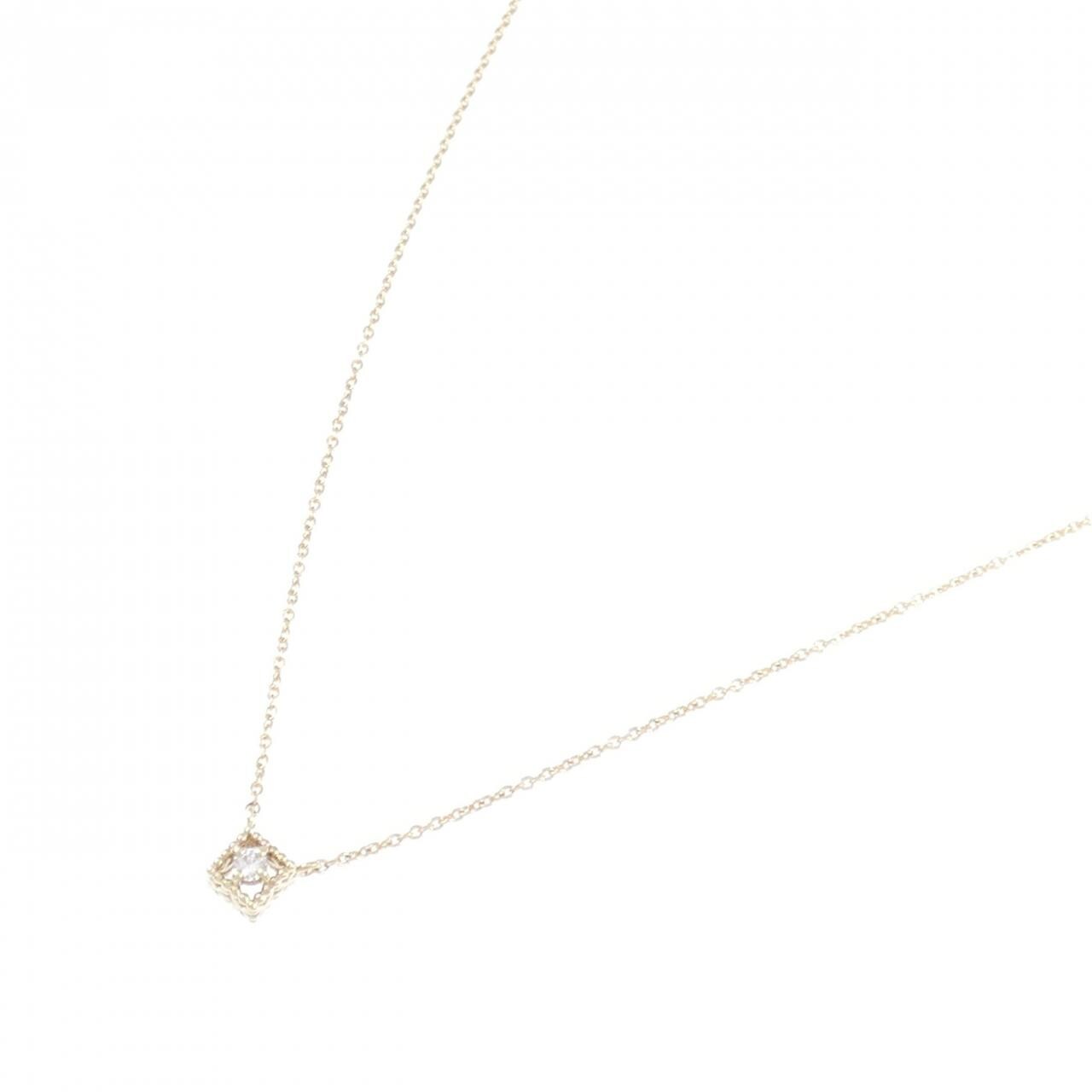 K10YG ダイヤモンド ネックレス 0.03CT