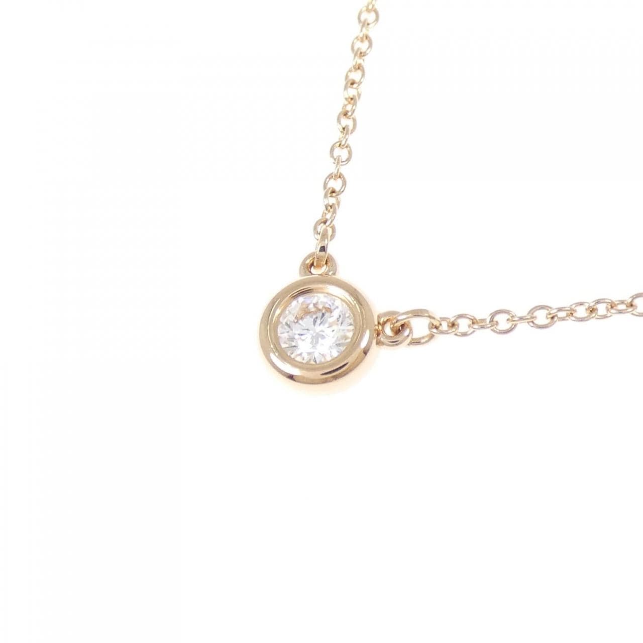 ティファニー バイザヤード ネックレス 0.14CT