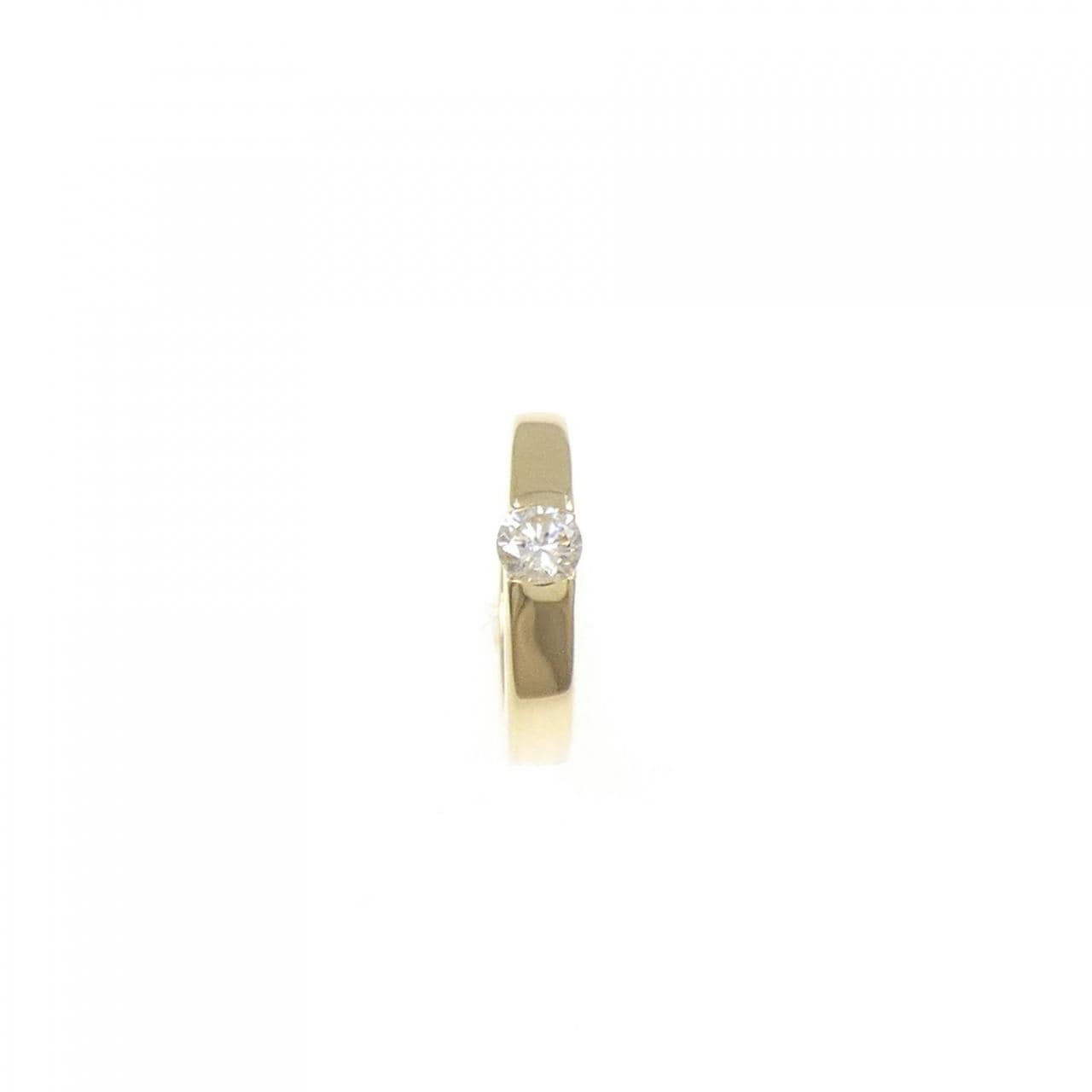 K18YG Diamond earrings 0.08CT one ear