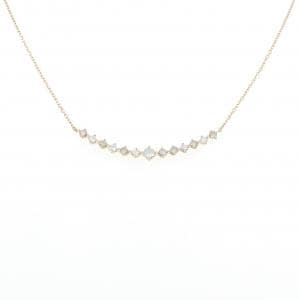 K18YG ダイヤモンド ネックレス 0.869CT