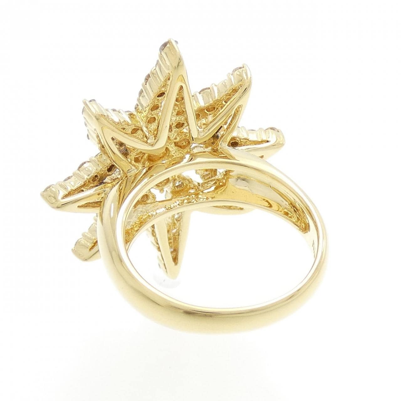 K18YG ダイヤモンド リング 2.04CT
