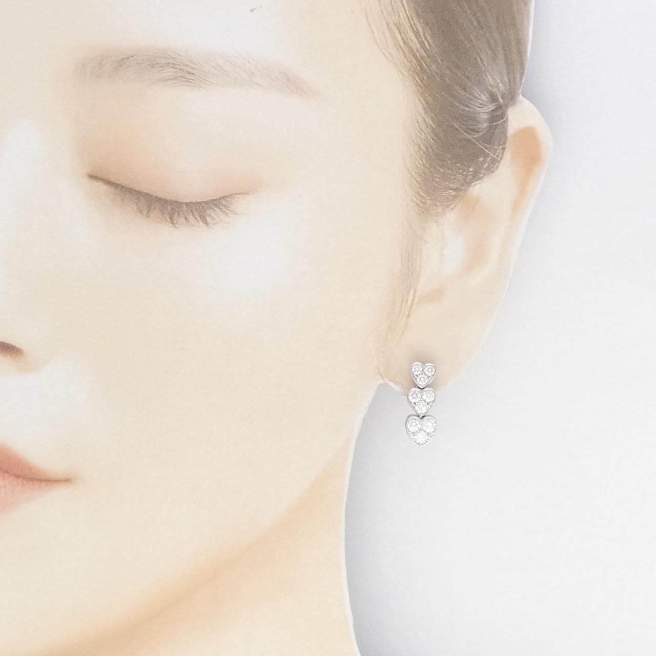 ピキョッティ ハート ダイヤモンド ピアス 1.56CT