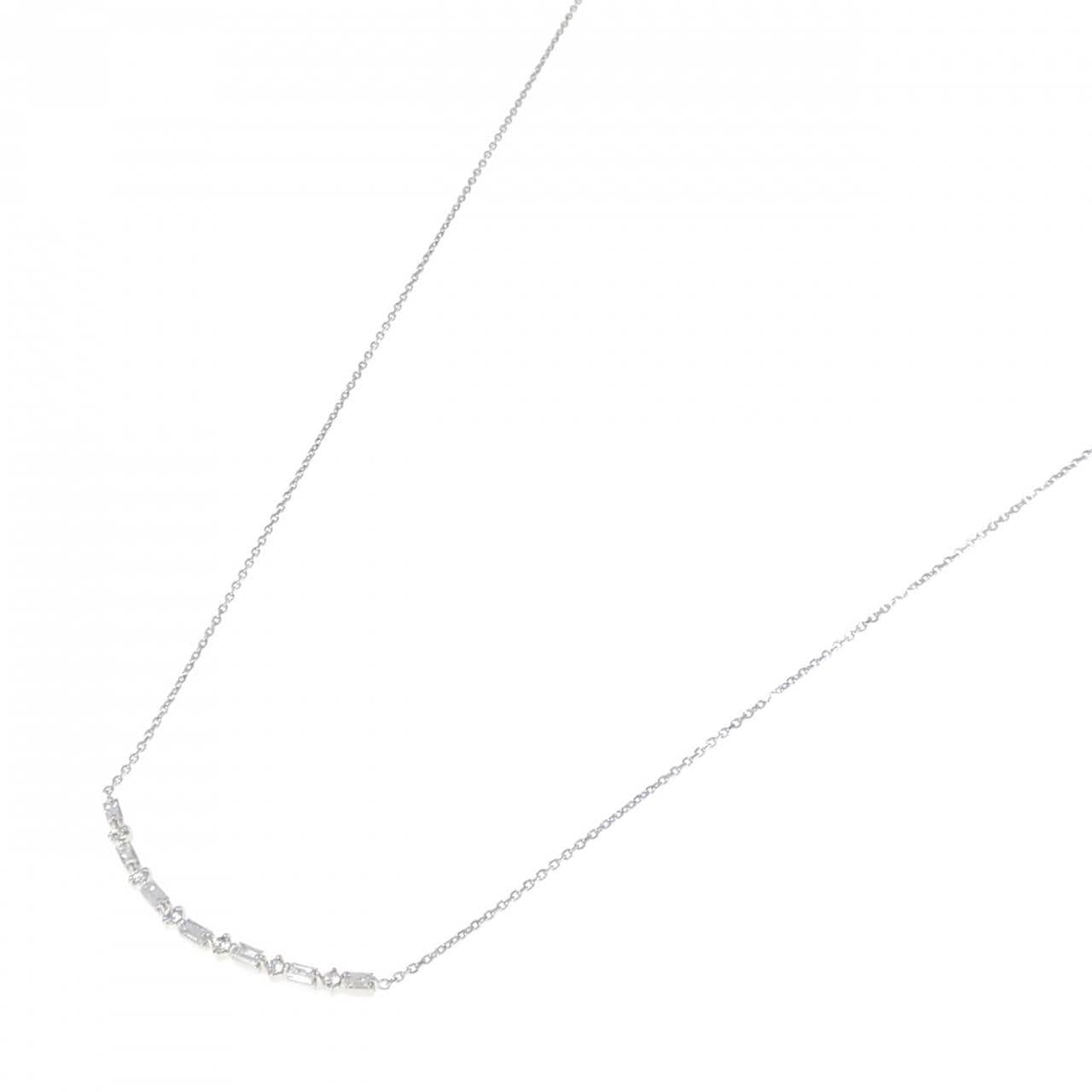 【新品】PT900/PT850 ダイヤモンド ネックレス 0.30CT