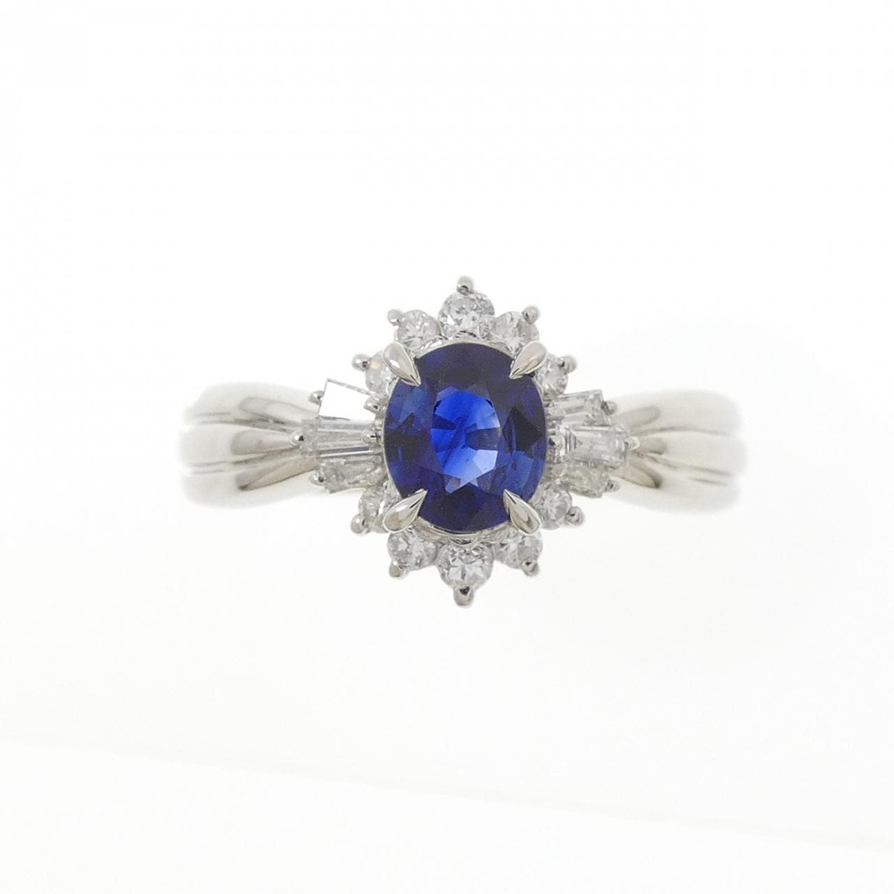 PT900 Sapphire Ring 0.54CT