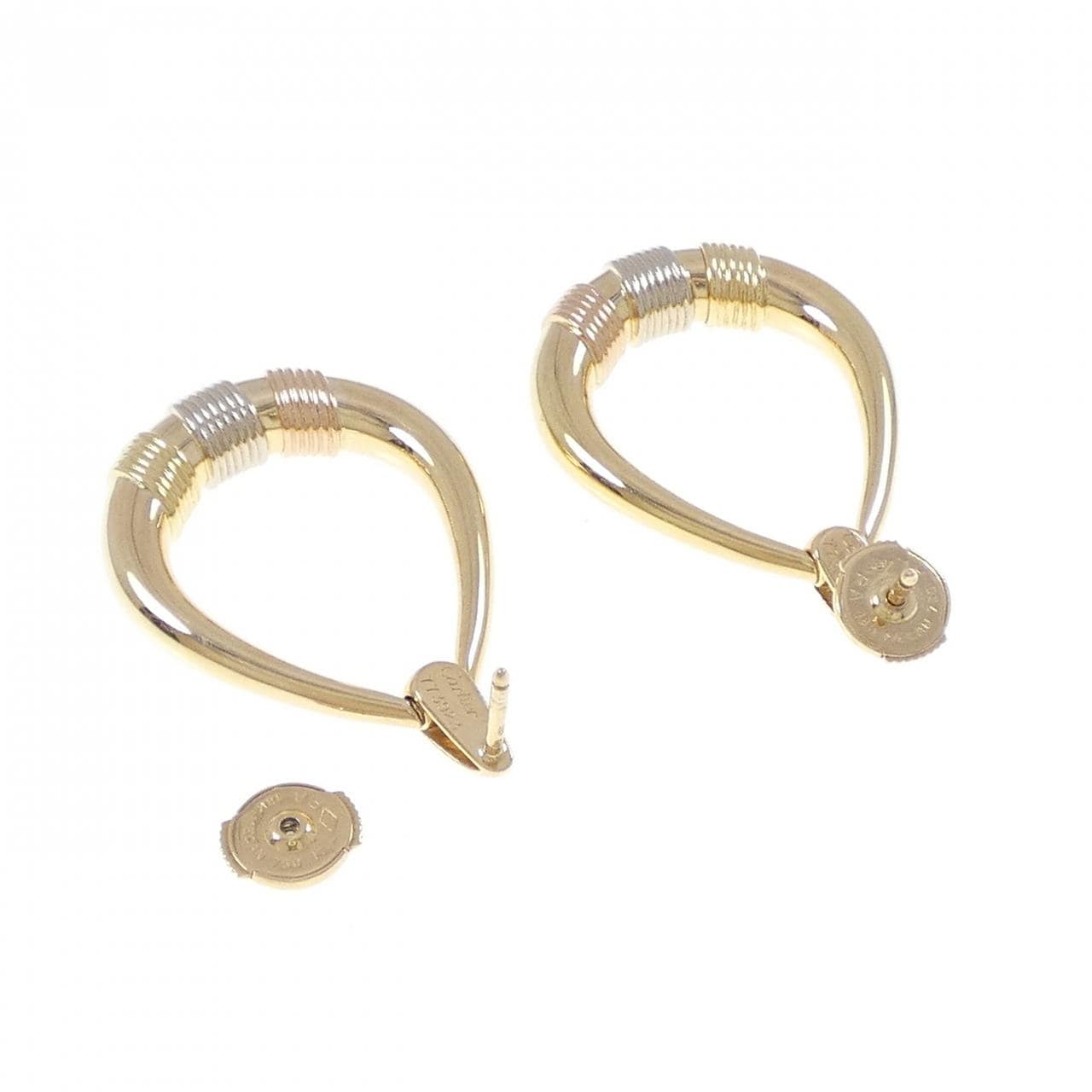 カルティエ 750スリーカラー ピアス