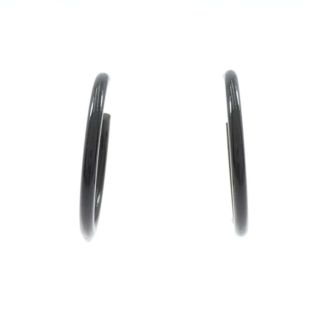 【新品】K18YG オニキス ピアス