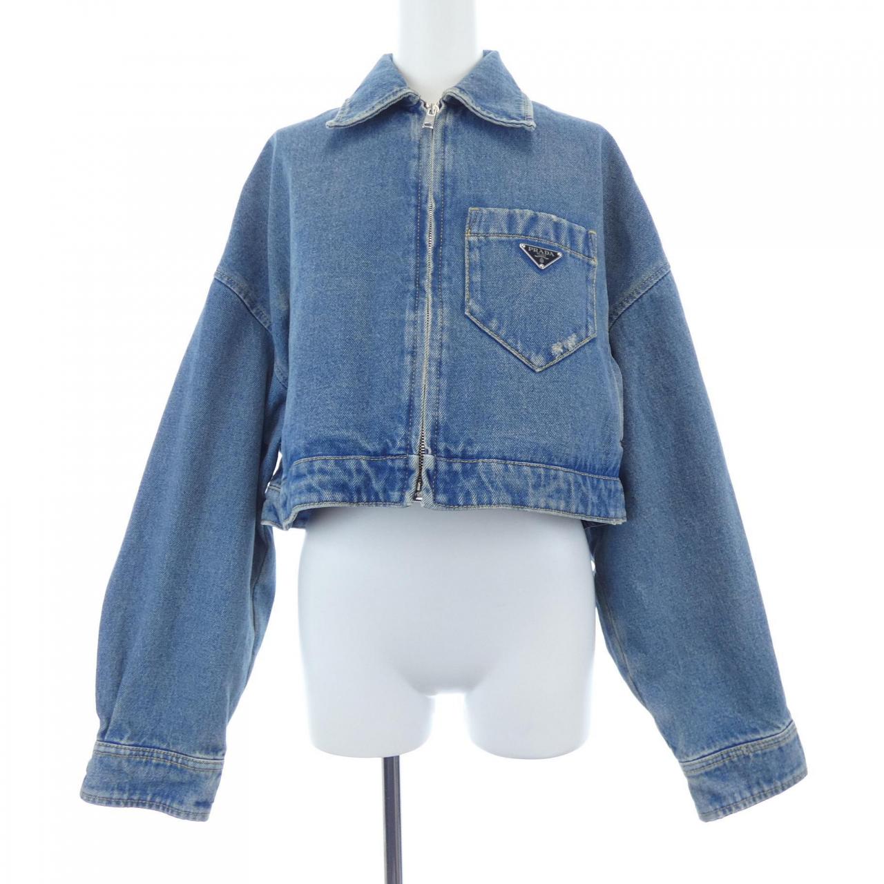 プラダ PRADA トライアングルロゴ GFB279 S212 1ZAB デニムジャケット