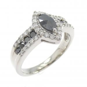 K18WG ダイヤモンド リング 0.70CT