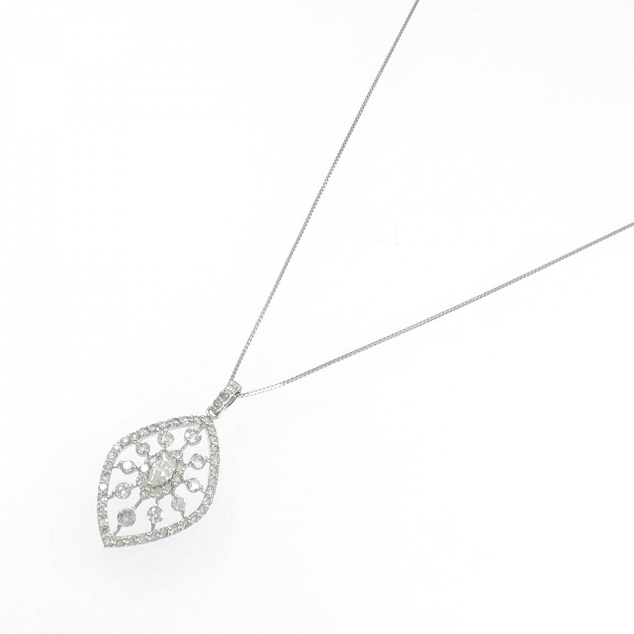 PT900/PT850 ダイヤモンド ネックレス 1.00CT