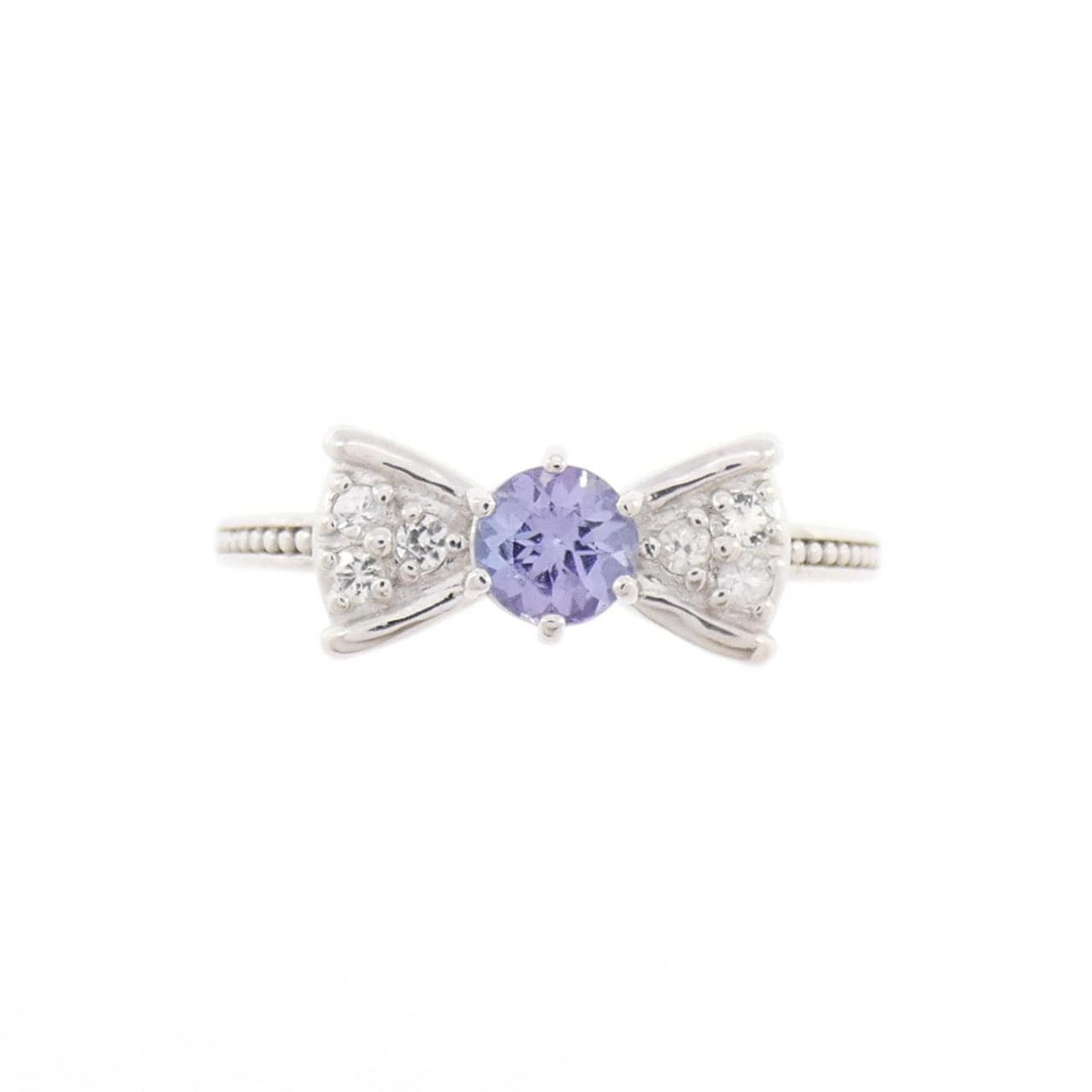 K10WG リボン タンザナイト リング