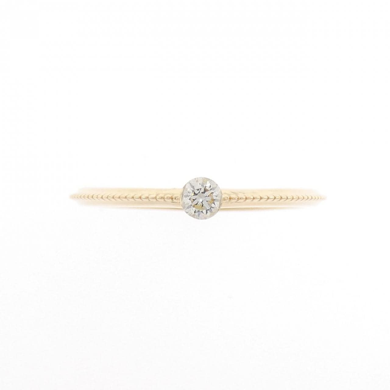 アガット ダイヤモンド リング 0.07CT
