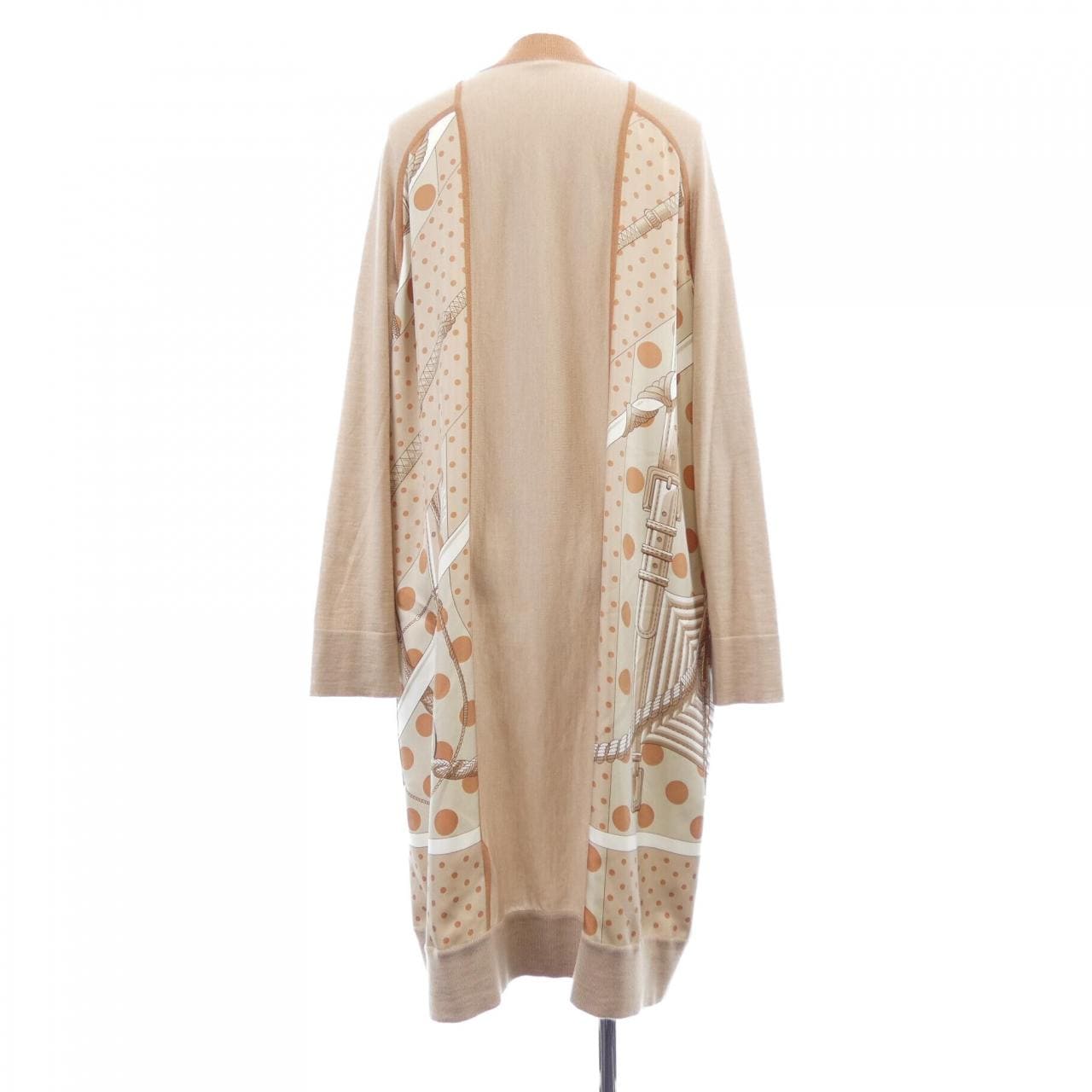 エルメス HERMES CLIC CLAC A POIS *17-7758 ツイルレーヌ カーディガン