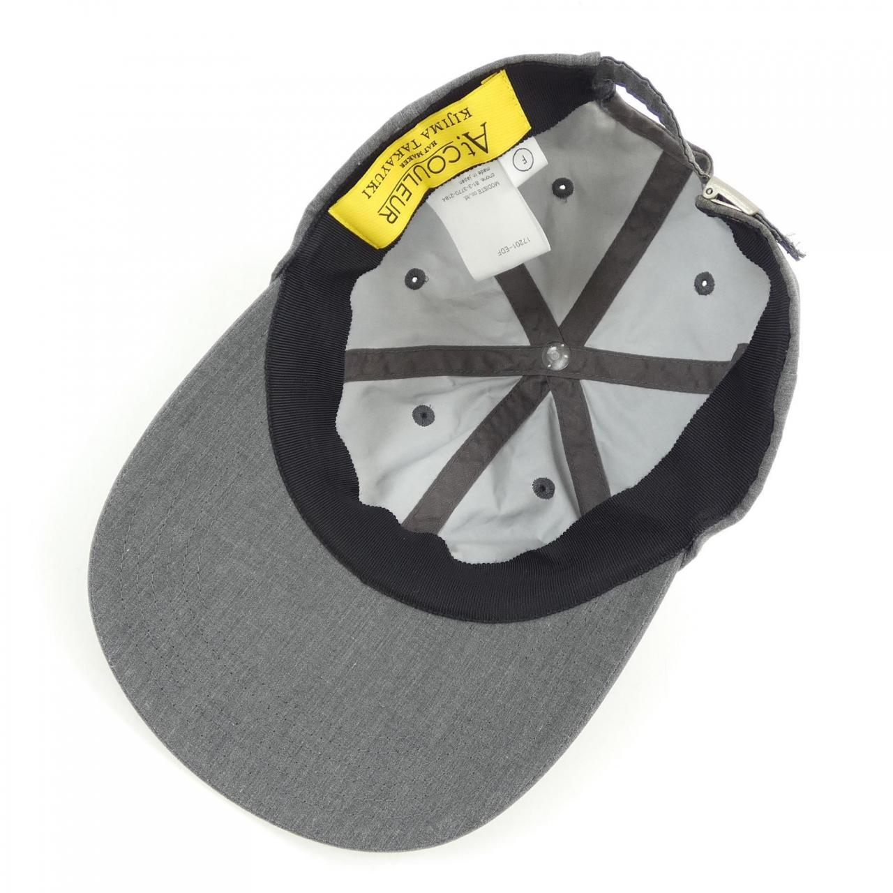 キジマタカユキ KIJIMA TAKAYUKI AT.COULEUR キャップ