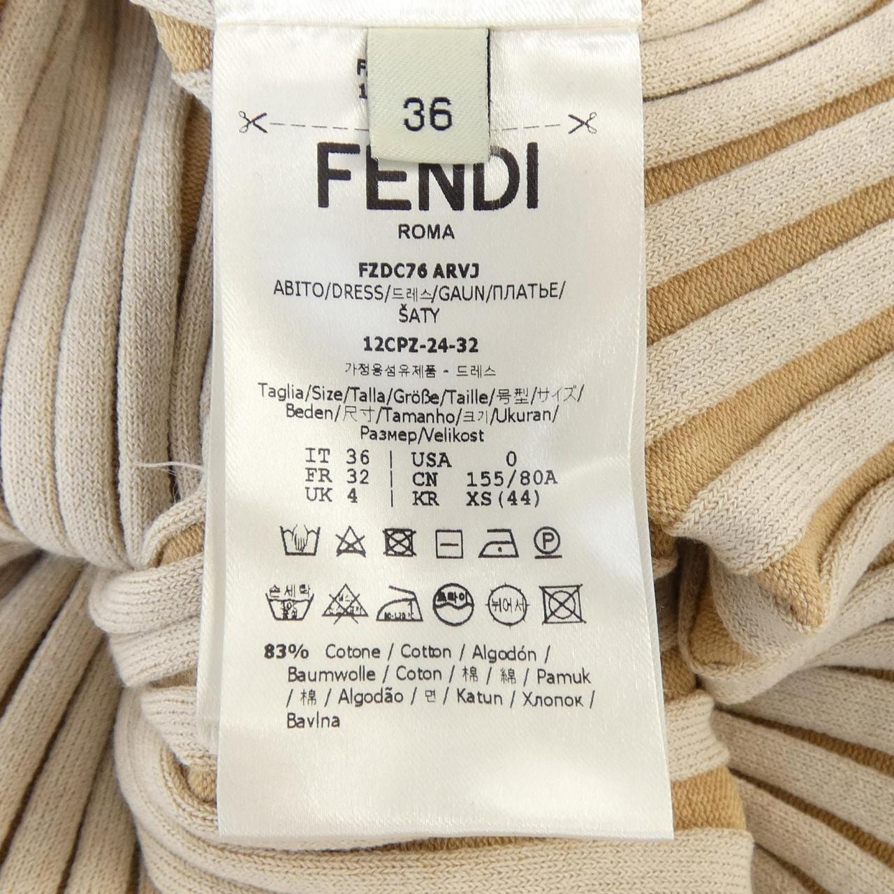 フェンディ FENDI F2DC76 ARV3 ワンピース