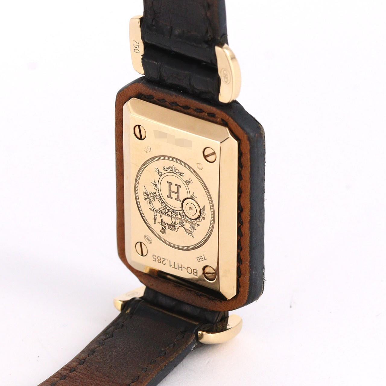 【ノーメンテナンス還元価格】エルメス オートヴィル YG BO-HT1.285 YG クォーツ