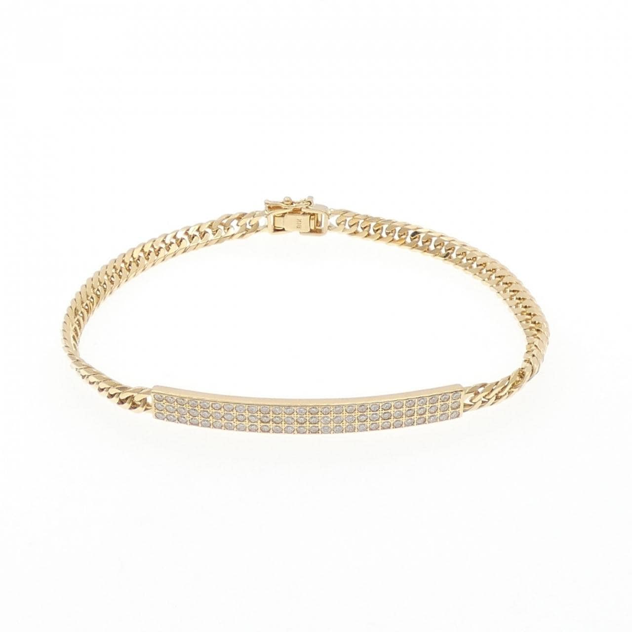 K18YG ダイヤモンド ブレスレット 1.00CT