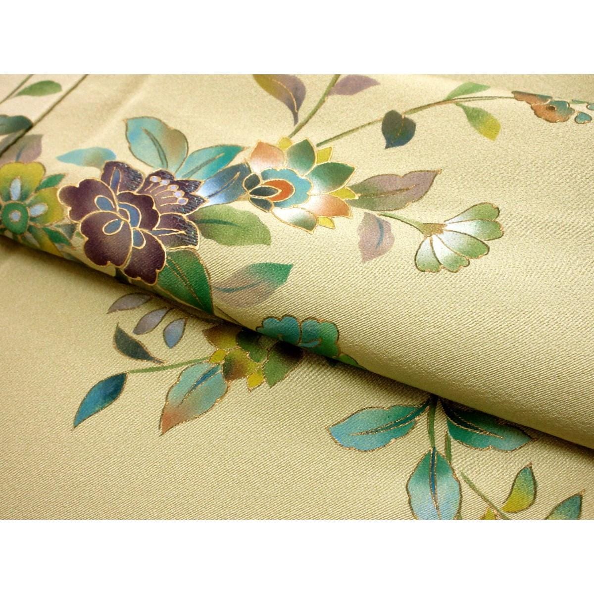 【未使用品】訪問着　友禅金彩加工　ボカシ染