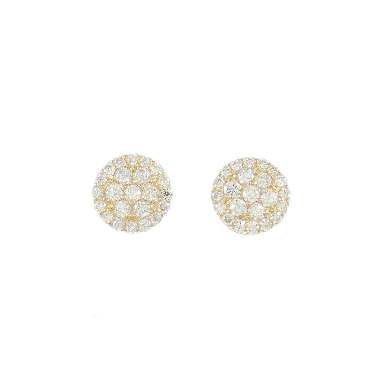 【リメイク】K18YG ダイヤモンド ピアス 0.30CT