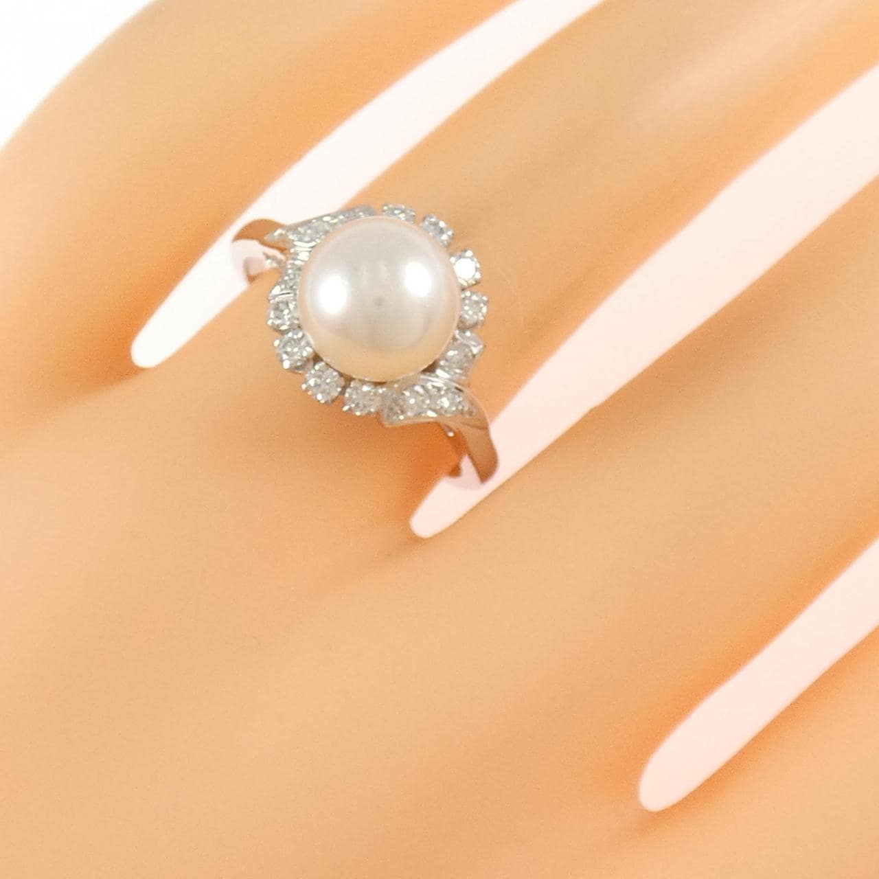 MIKIMOTO Akoya珍珠戒指 8.1mm