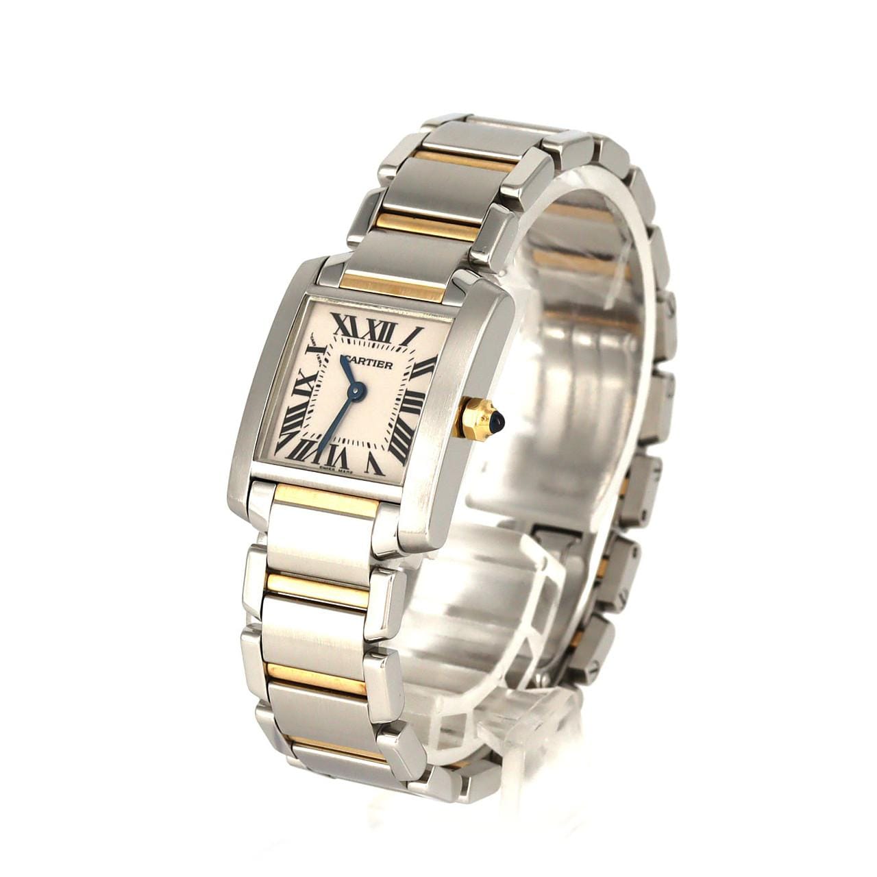 カルティエ タンクフランセーズSM コンビ W51007Q4 SSxYG クォーツ