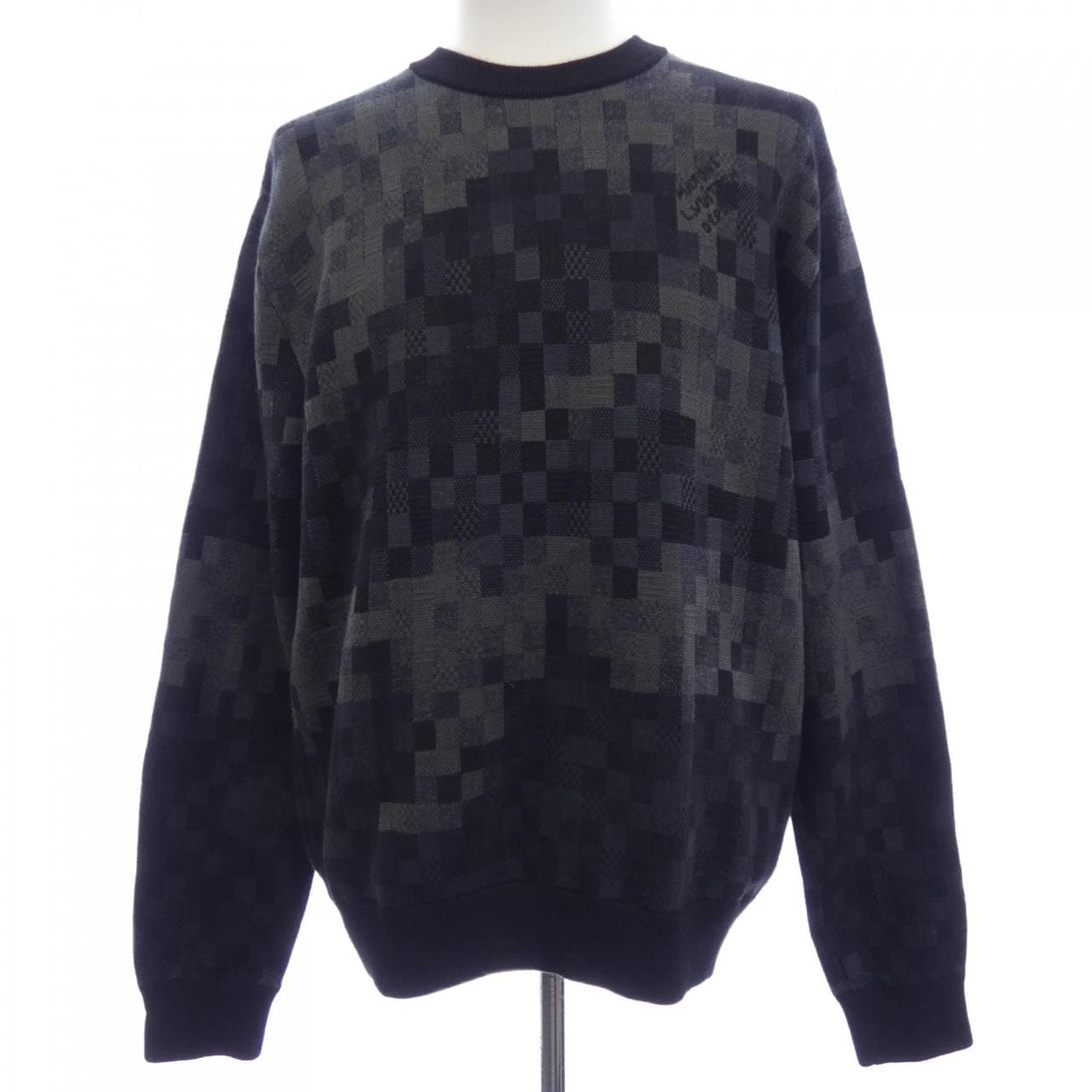 ルイヴィトン LOUIS VUITTON ダモフラージュ ジャカードプルオーバー HSN92WTMJ ニット