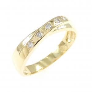 K18YG ダイヤモンド リング 0.07CT