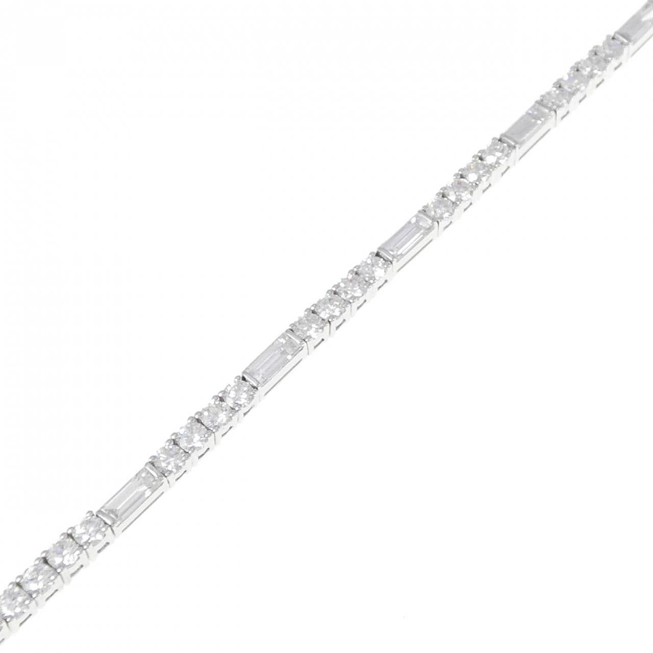 750WG Diamond bracelet 4.59CT