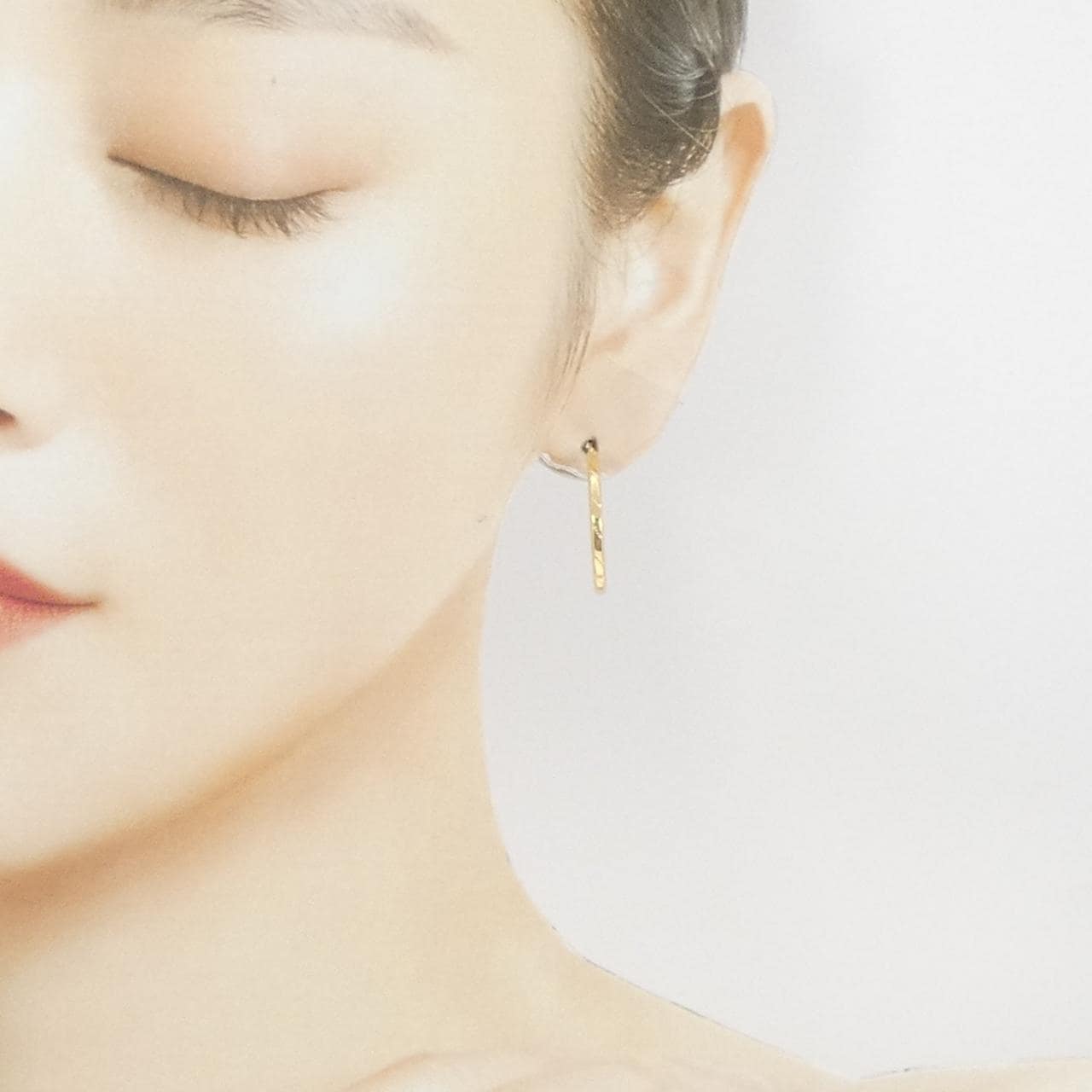 【新品】750YG フープ ピアス